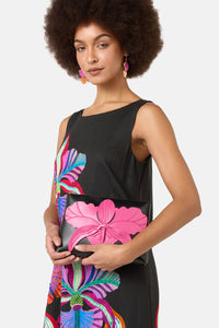 Gorman NZ - Orchid Leather Clutch - multi