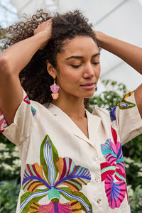 Gorman NZ - Orchid Drop Earrings - multi