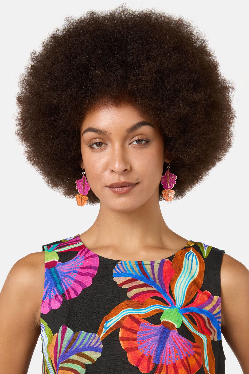 Gorman NZ - Orchid Drop Earrings - multi