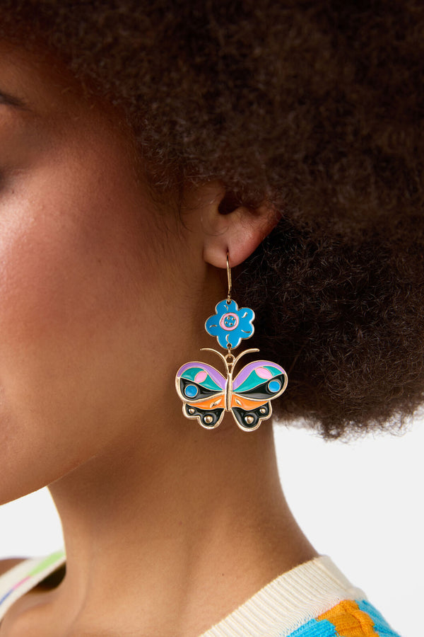 Gorman NZ - Flying Colours Earrings - multi