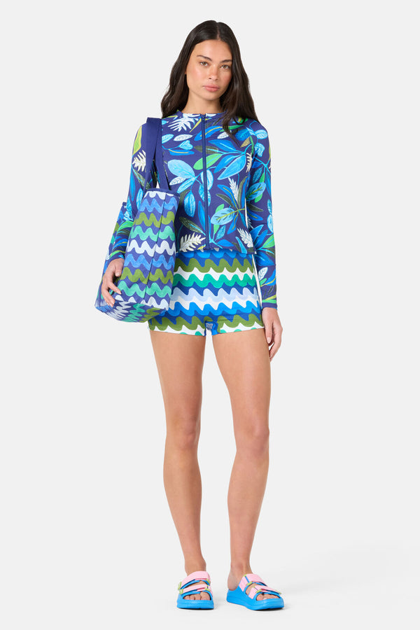 Gorman NZ - Blueprint Waves Beach Tote - print