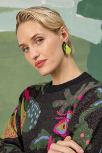 Gorman NZ - Paired Pear Earrings - multi