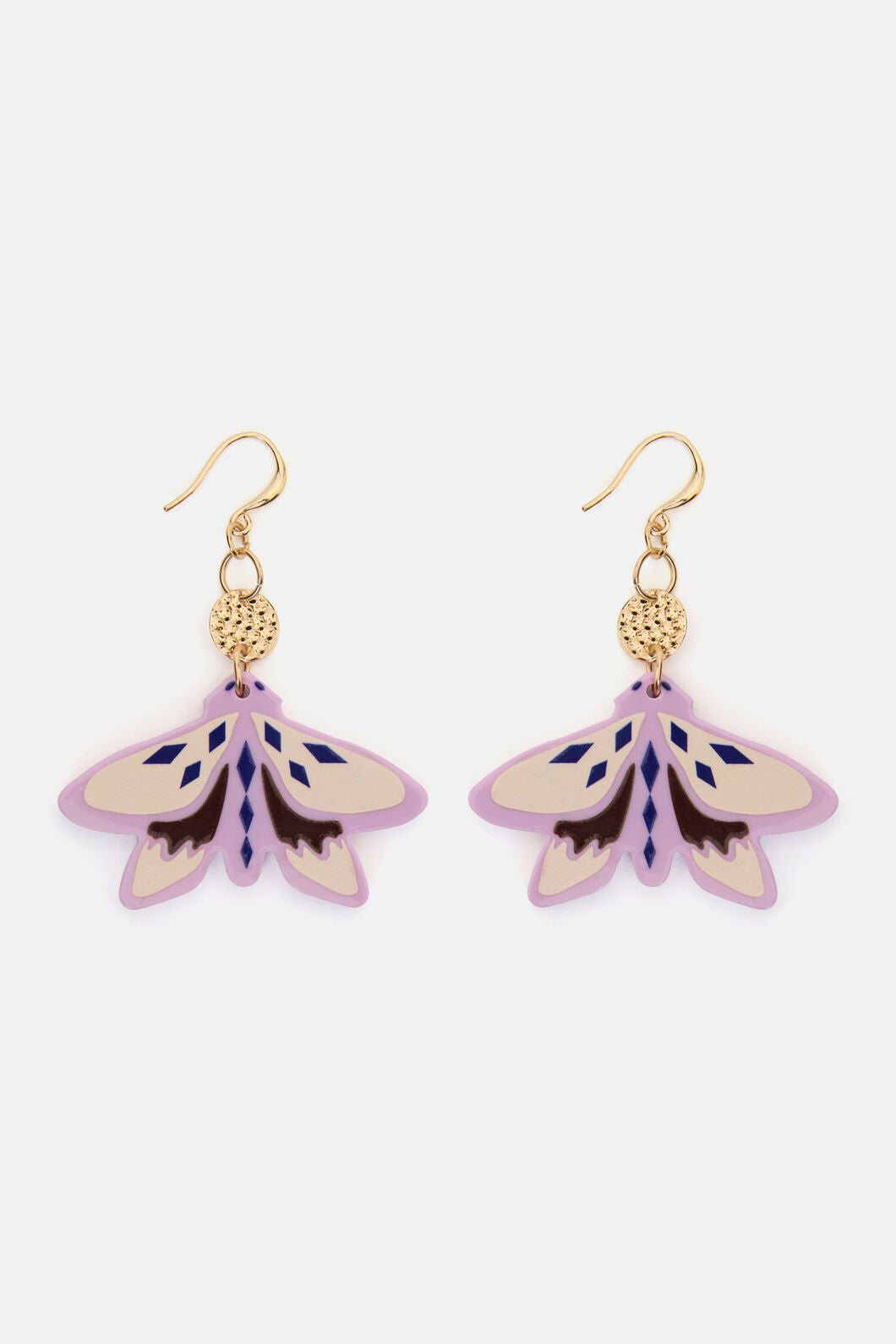 Gorman NZ - Moth Earrings - multi