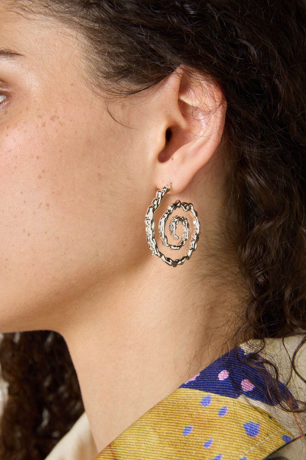 Gorman NZ - Spirograph Earrings - silver
