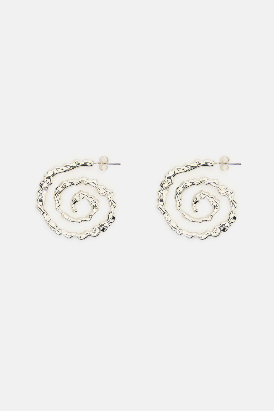 Gorman NZ - Spirograph Earrings - silver