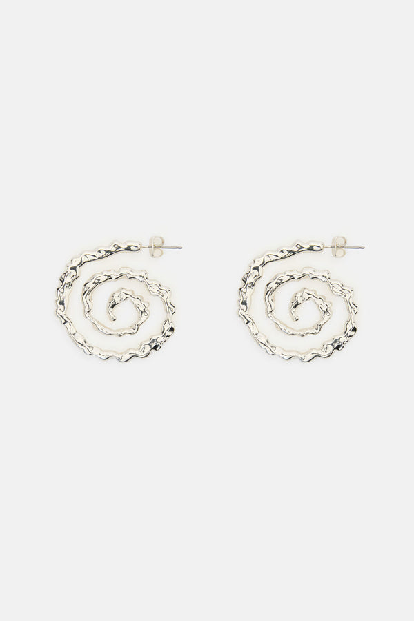 Gorman NZ - Spirograph Earrings - silver