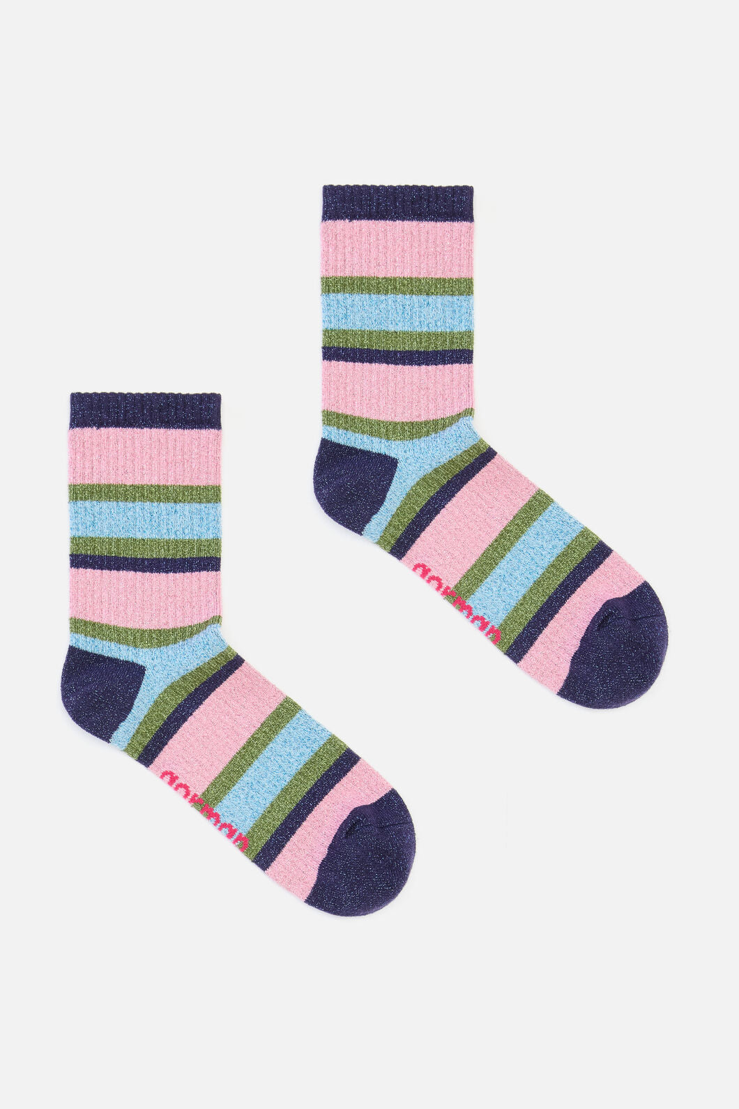 Gorman NZ - Stripe Lurex Socks - multi