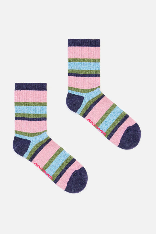 Gorman NZ - Stripe Lurex Socks - multi