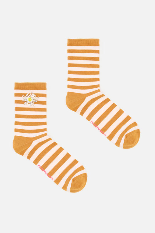 Gorman NZ - Lazy Daisy Stripe Socks - multi