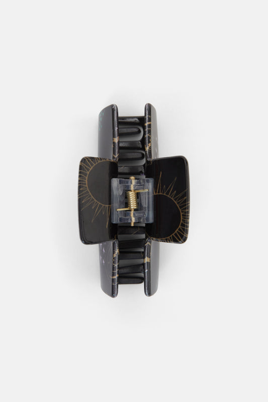 Gorman NZ - Magic Place Diamonte Claw Clip - black