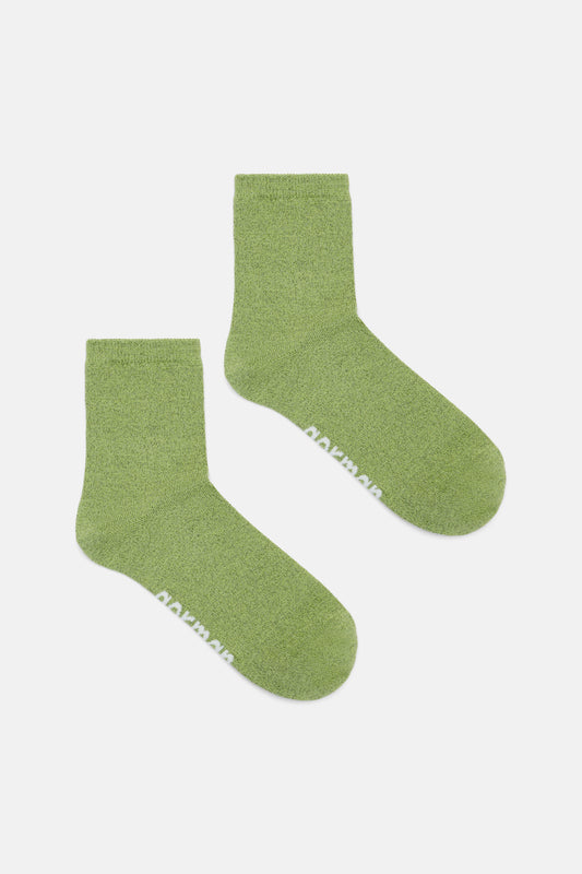 Gorman NZ - Sparkle Lurex Lime Socks - lime