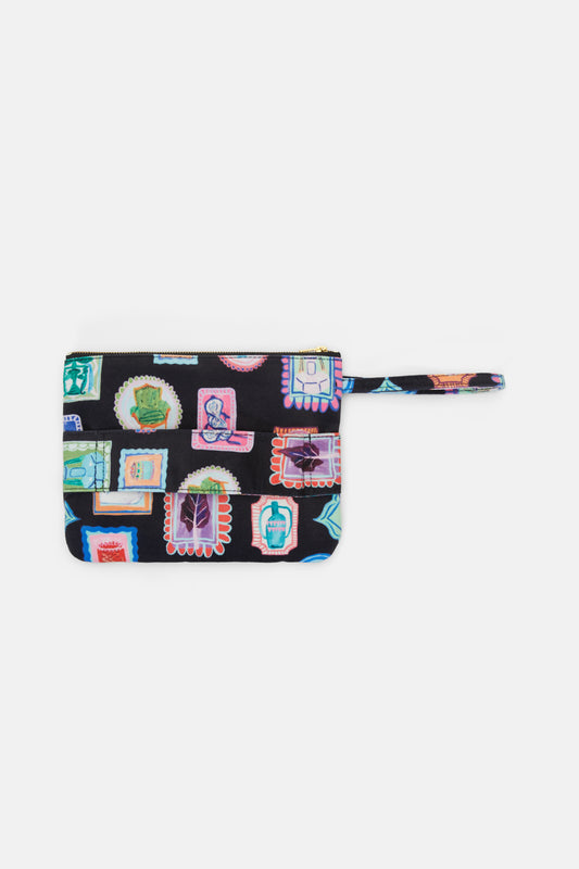 Gorman NZ - Galleria Black Clutch - multi