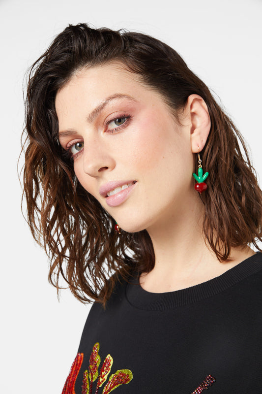 Gorman NZ - Beetroot Earrings - multi
