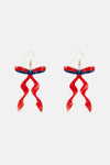 Gorman NZ - Red Ribbon Earrings - multi