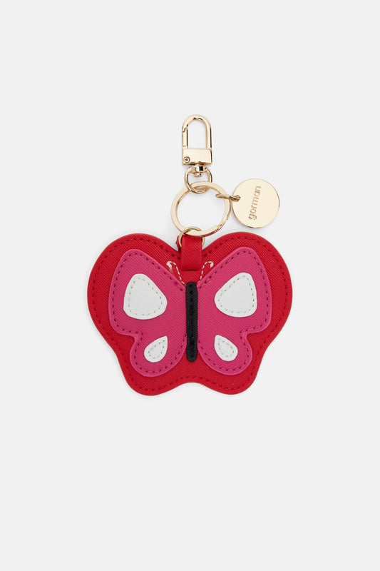 Gorman NZ - Pink Butterfly Key Ring - multi