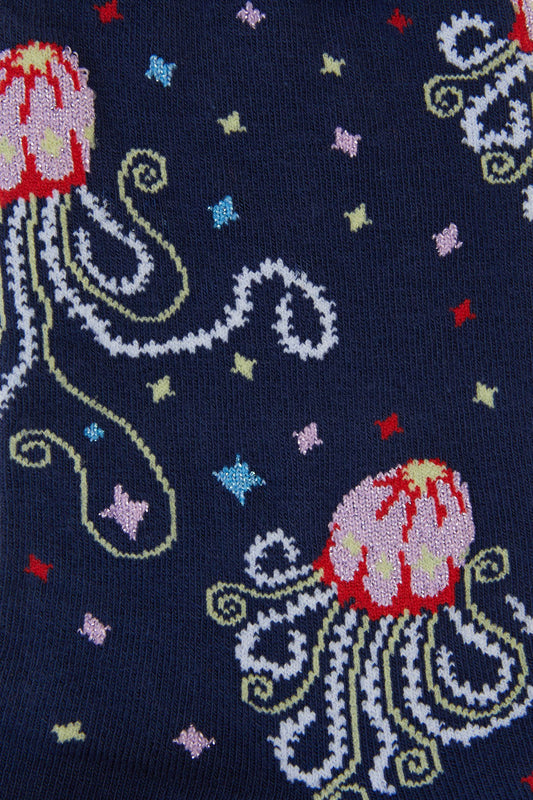 Gorman NZ - Navy Jellyfish Socks - multi