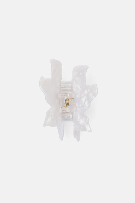 Gorman NZ - White Flower Hair Claw - print