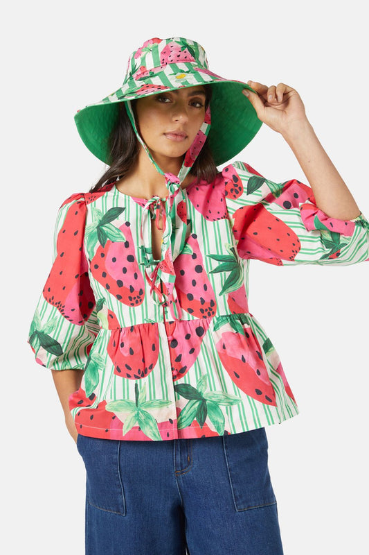 Gorman NZ - Strawberry Sun Hat - print