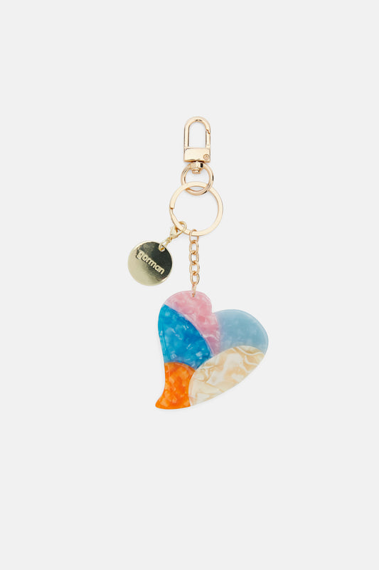 Gorman NZ - Heart Key Ring - multi