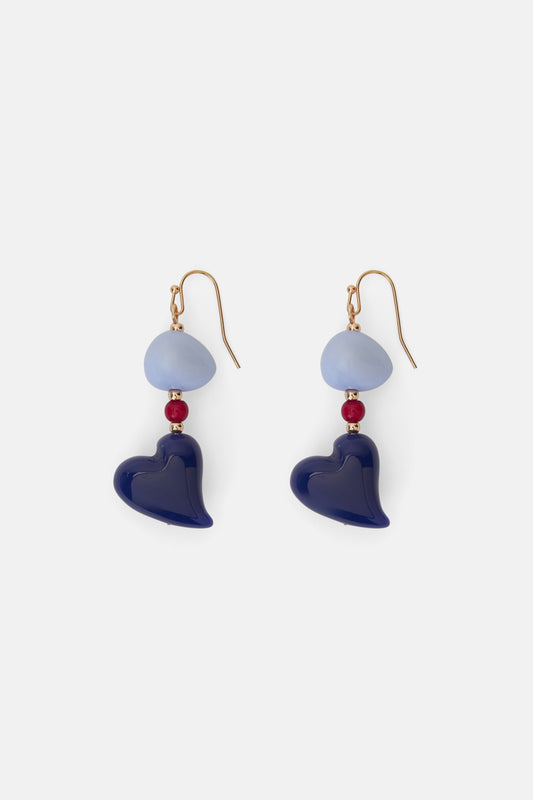 Gorman NZ - Heart Charm Earring - multi