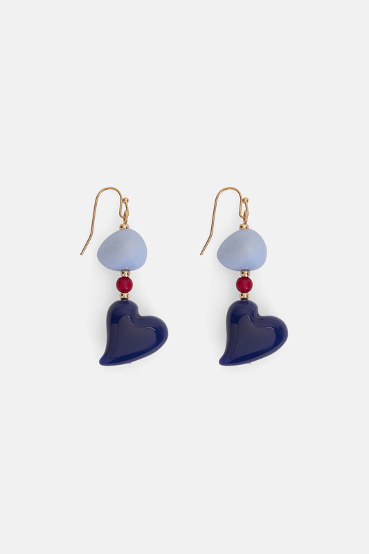 Gorman NZ - Heart Charm Earring - multi