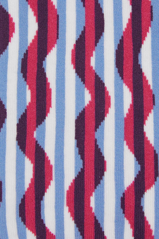 Gorman NZ - Pink Swiggle Ankle Sock - multi