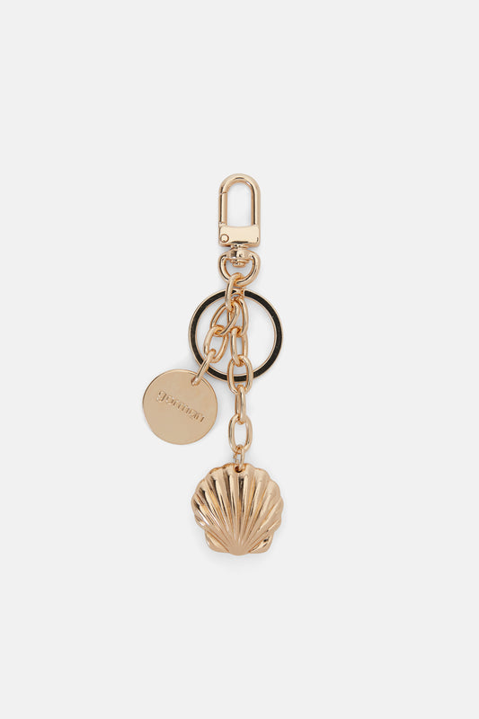 Gorman NZ - Gold Scallop Key Ring - gold