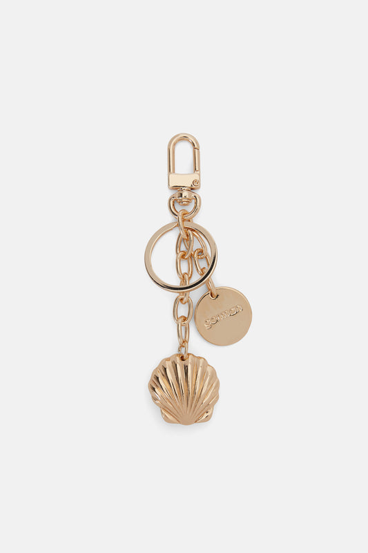 Gorman NZ - Gold Scallop Key Ring - gold