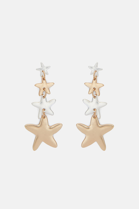 Gorman NZ - Summer Star Earring - gold-silver
