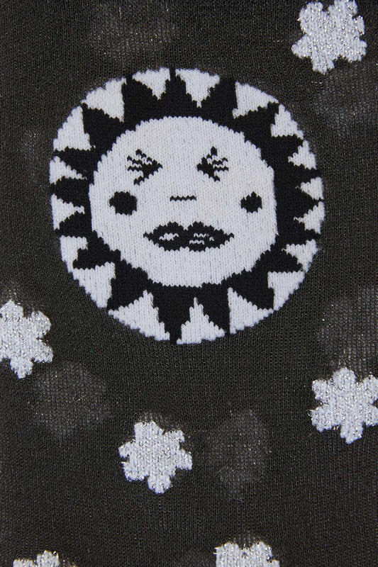 Gorman NZ - Black Plate Sheer Sock - multi