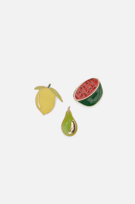 Gorman NZ - Fruit Pin Set - multi