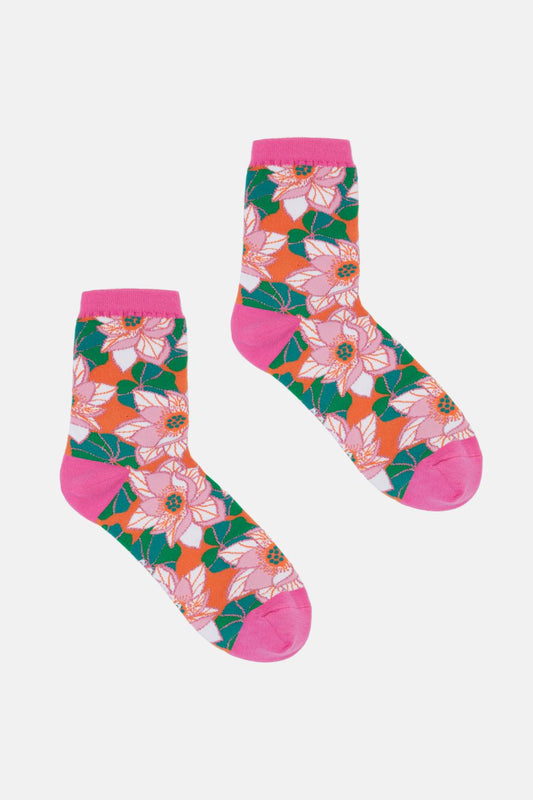 Gorman NZ - Lotus Leopard Sock - multi