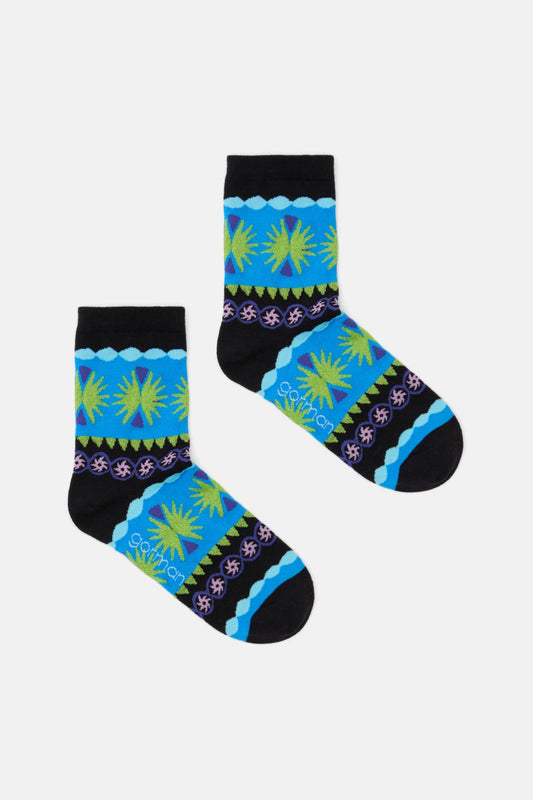 Gorman NZ - Jade Black Shear Sock - multi