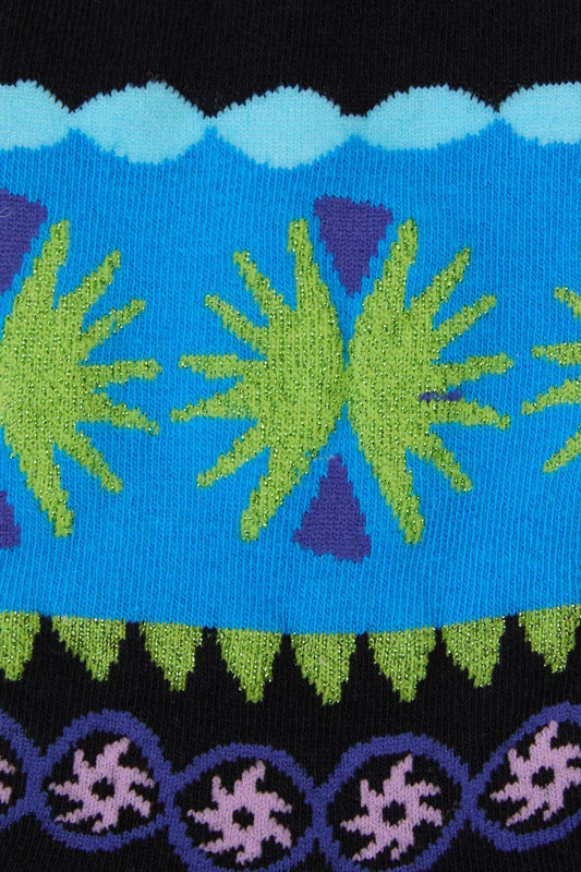 Gorman NZ - Jade Black Shear Sock - multi
