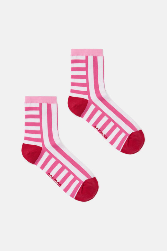 Gorman NZ - Pink Stripe Sock - multi