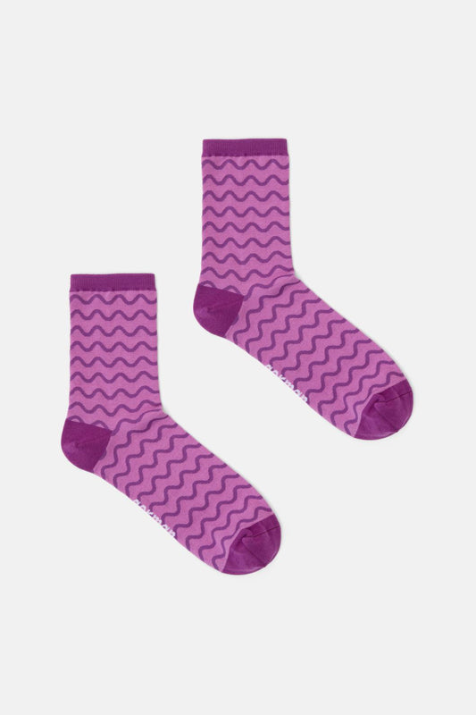 Gorman NZ - Purple Wave Sock - purple