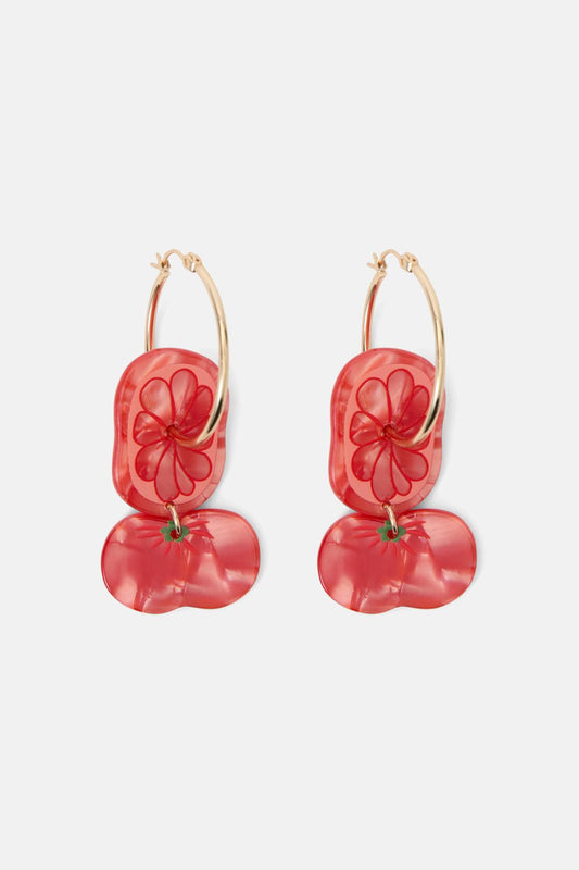 Gorman NZ - Fantasy Tomato Earring - red