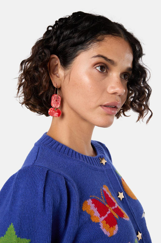Gorman NZ - Fantasy Tomato Earring - red