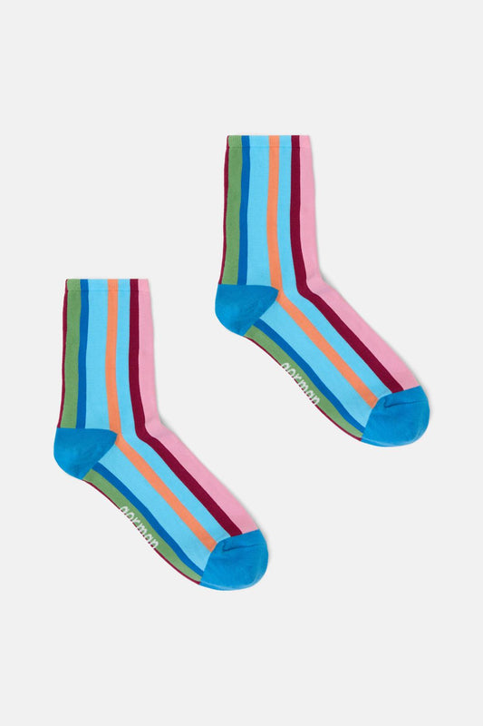 Gorman NZ - Stripe Green Sock - multi