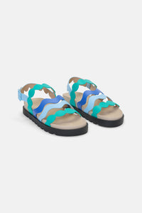 Gorman NZ - Wavy Baby Sandal - ocean