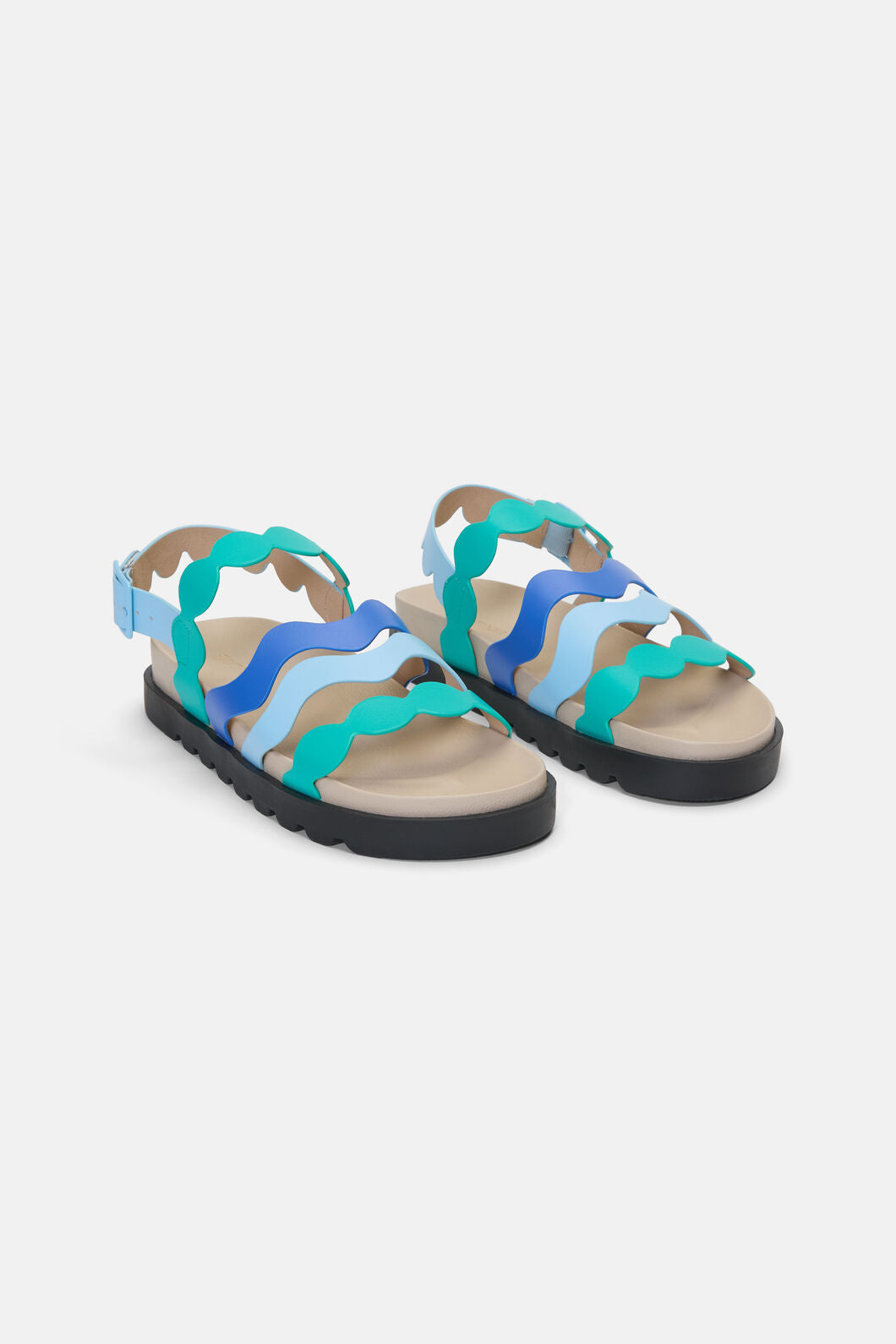Gorman NZ - Wavy Baby Sandal - ocean