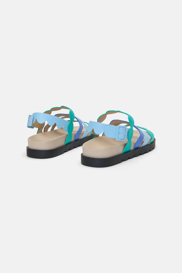Gorman NZ - Wavy Baby Sandal - ocean