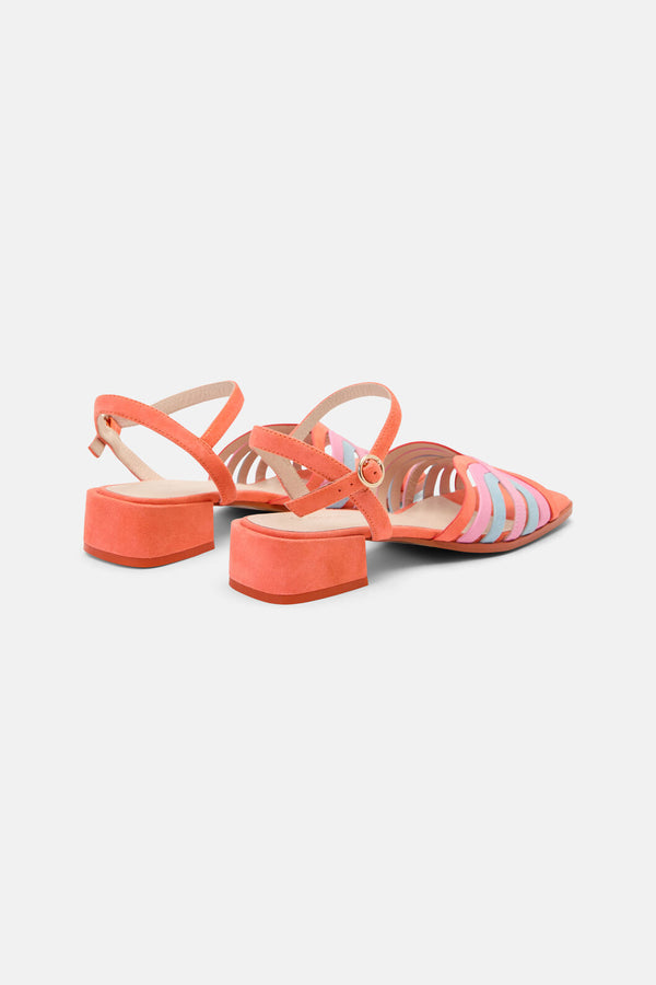 Gorman NZ - Bon Voyage Sandal Coral - blue-coral