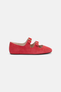 Gorman NZ - Double Buckle Flat - red