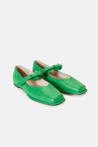 Gorman NZ - Tie Up Flat-Green - green