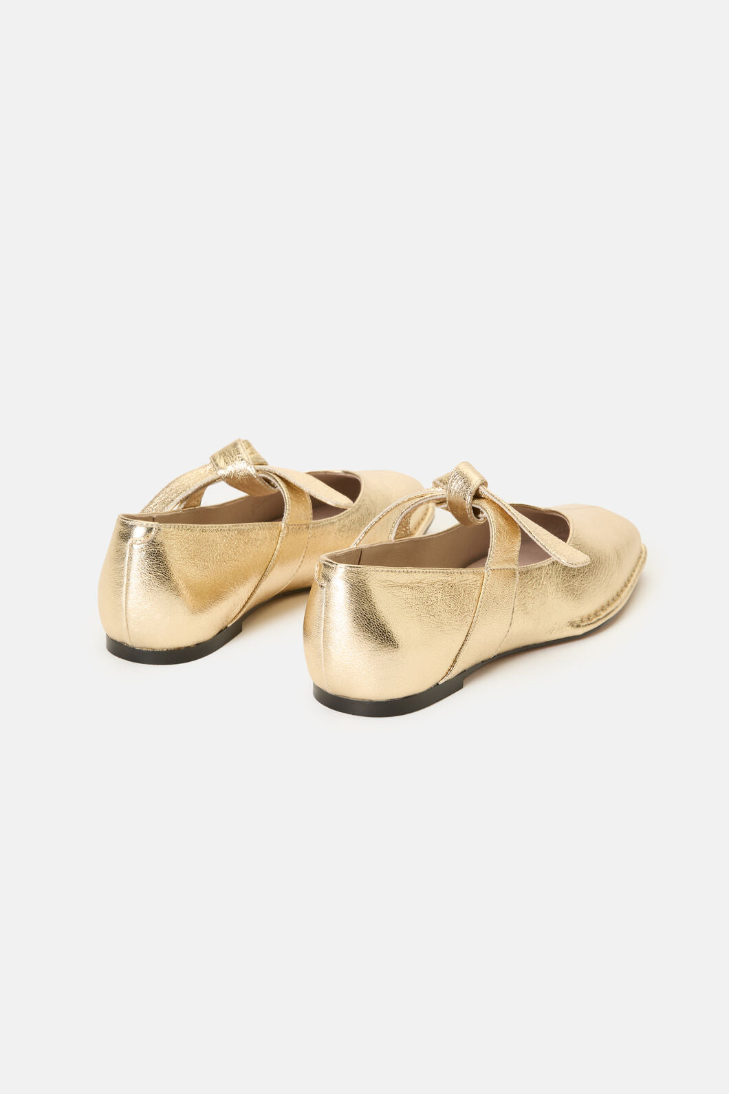 Gorman NZ - Tie Up Flat-Gold - gold