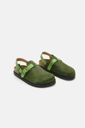 Gorman NZ - Buckle Up Clog Green - green