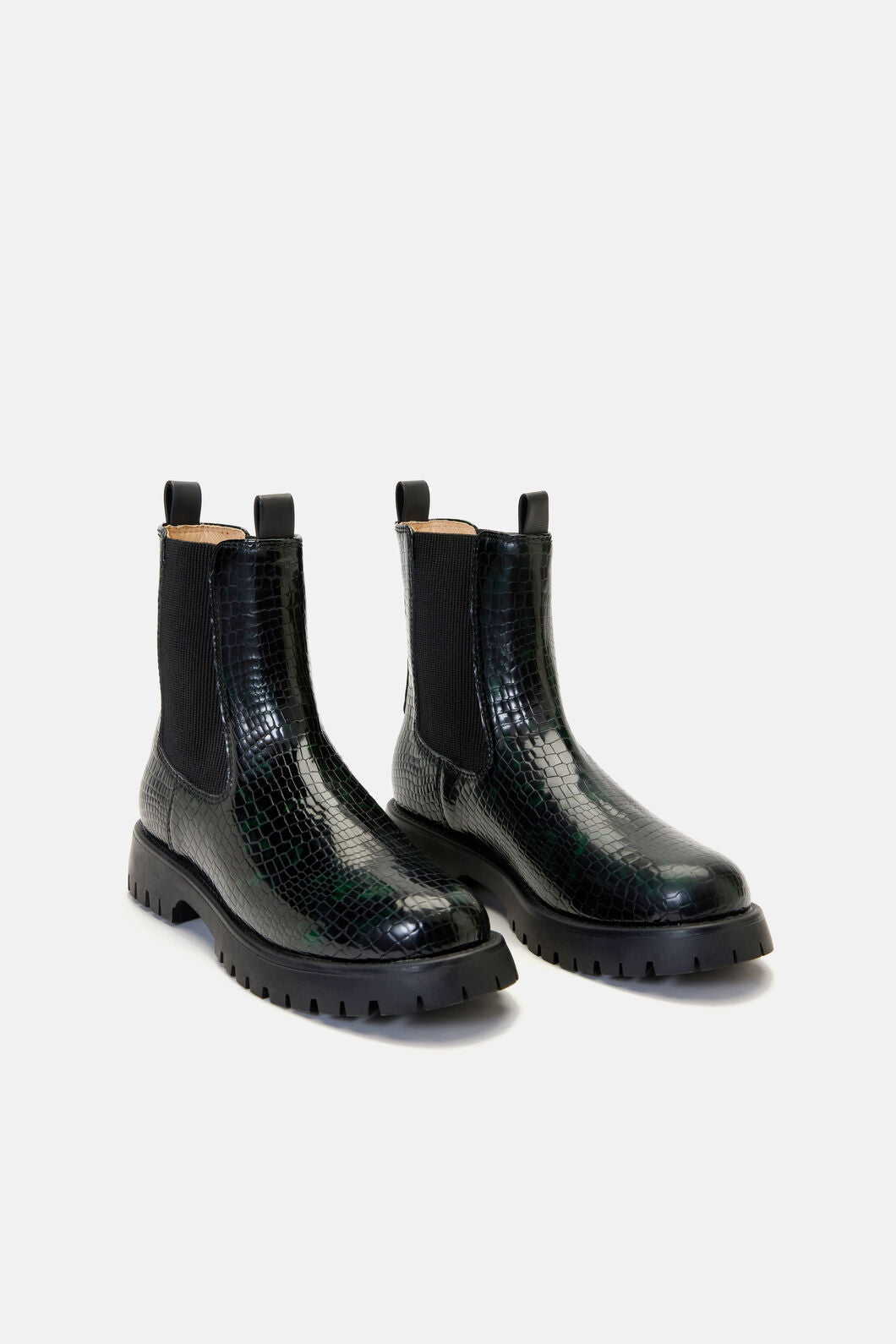 Gorman NZ - Leo Rising Boot-Black - black-green