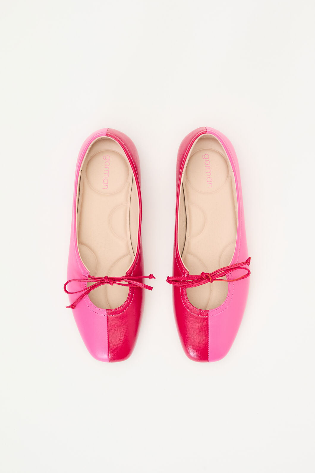 Gorman NZ - Spliced Ballet Flat - red-pink
