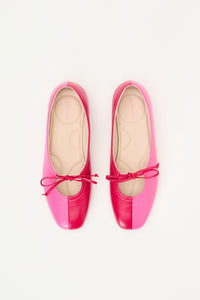 Gorman NZ - Spliced Ballet Flat - red-pink